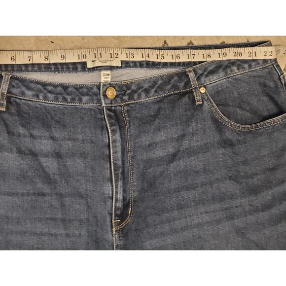 Seven 7 Womens Loose Straight Fit Cropped  Jeans Size 22W measures EUC - Picture 5 of 6